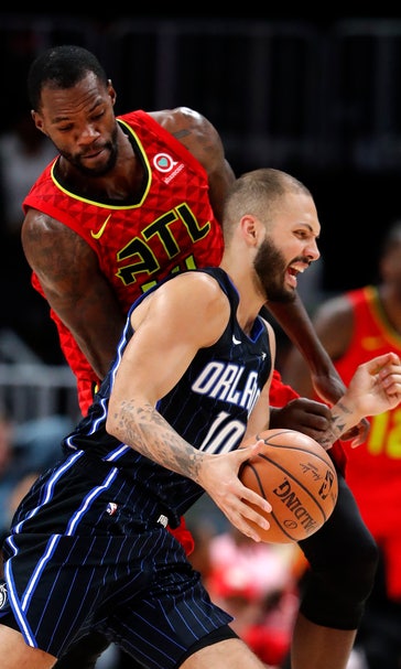 Vucevic leds Magic to 3rd straight win, 124-108 over Hawks